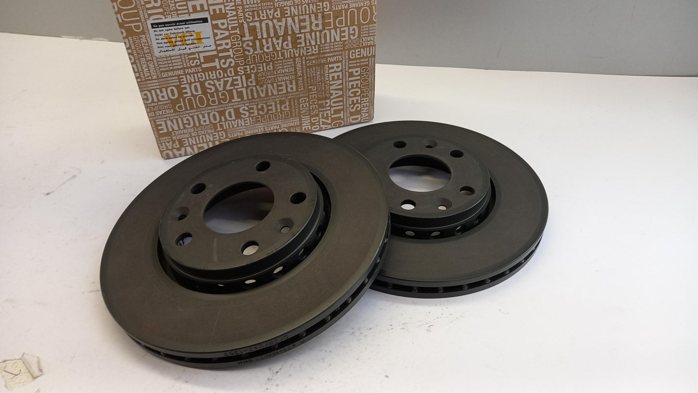 Original RENAULT Laguna Megane Scenic Bremsscheibensatz 2 Stück Vorne 402067902R