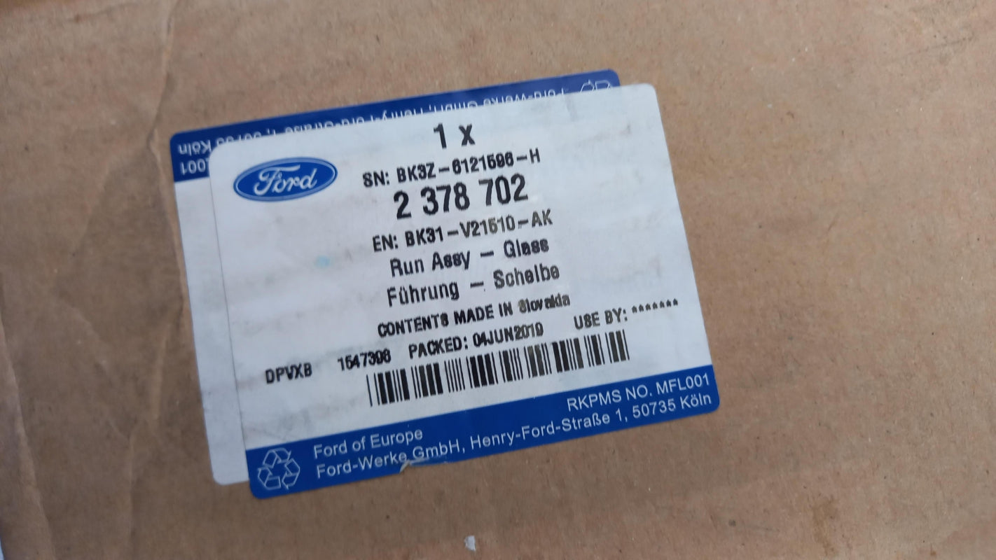 Original FORD Transit Mk8 2014- Türscheiben Dichtung vorne rechts 2378702