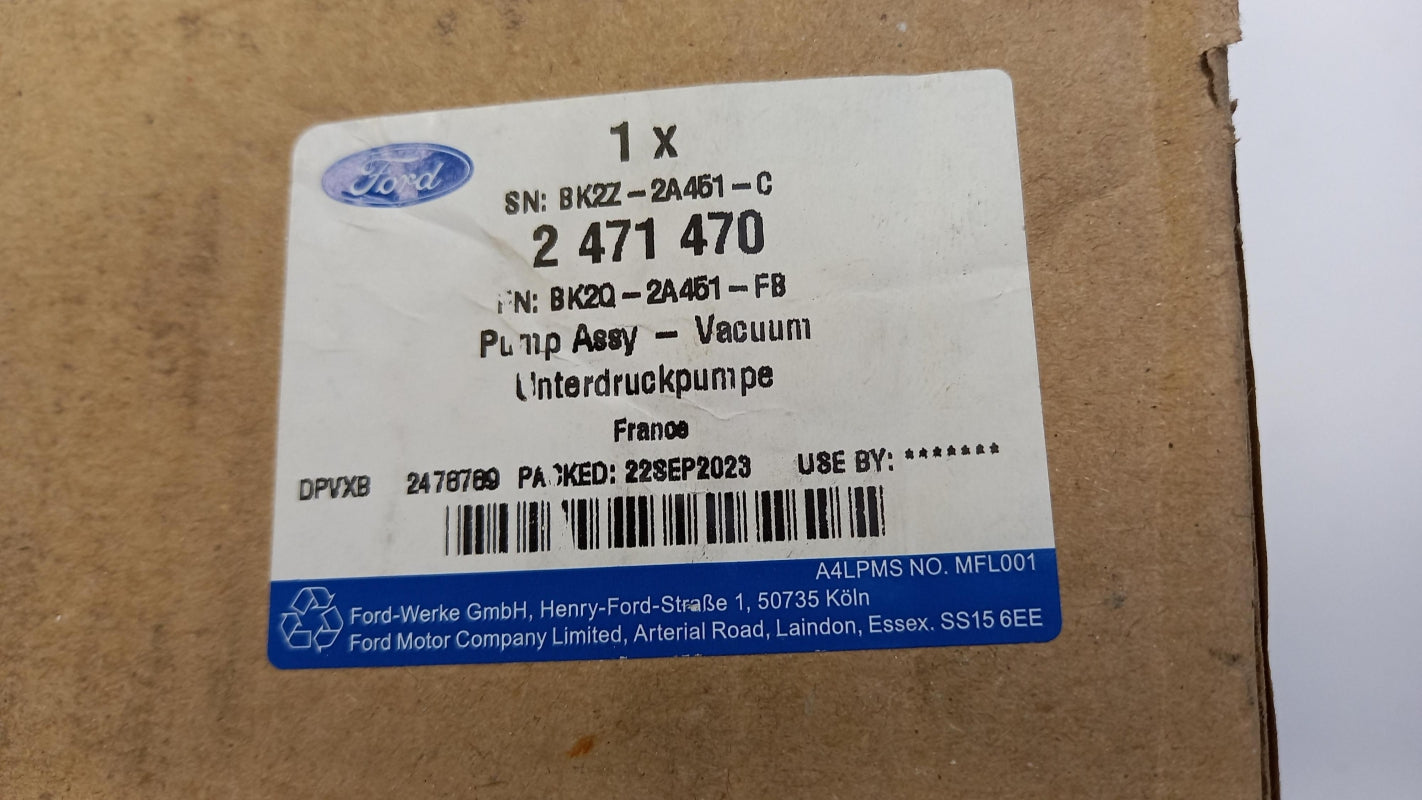 Original FORD Transit Mk8 Custom 2.2 Tdci  Bremsanlage Vakuumpumpe 2471470