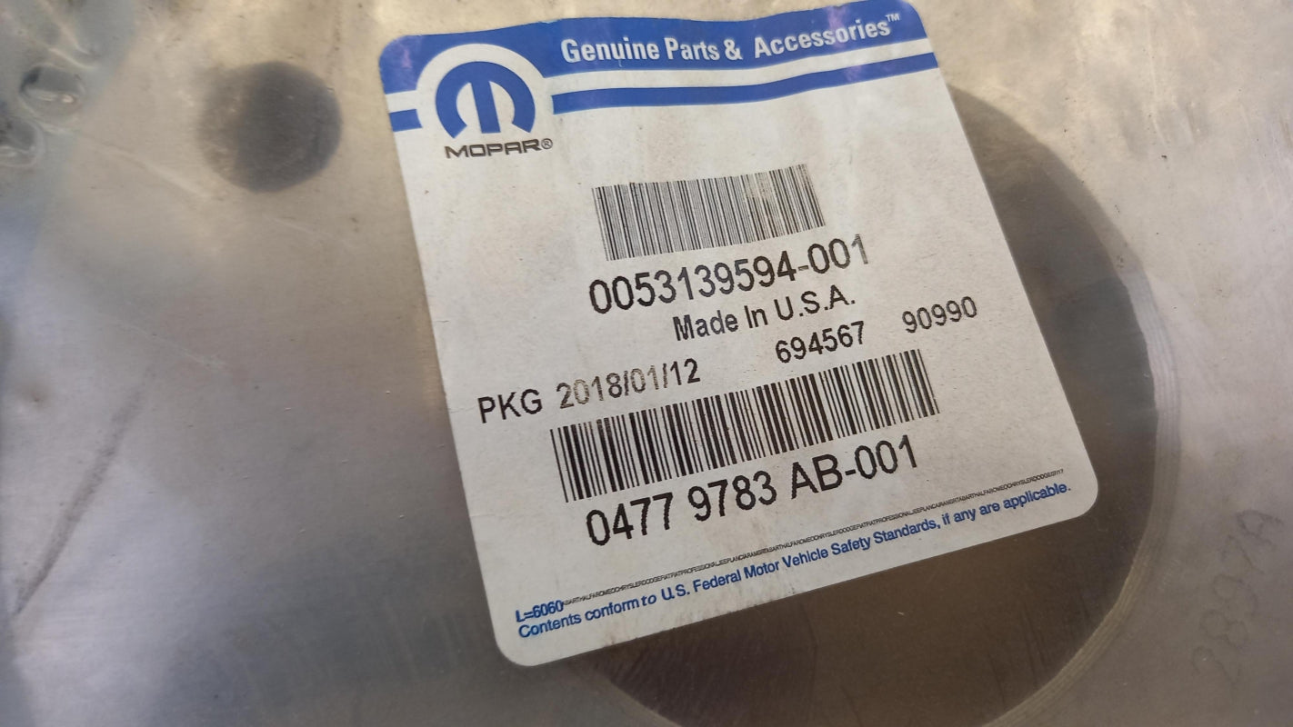 Original MOPAR für DODGE CHRYSLER Bremsscheibe (1 Stück) vorne 4779783AB