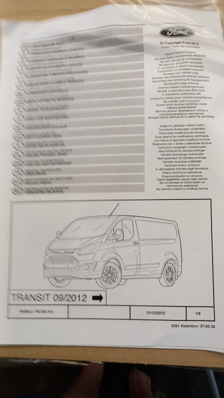 Original OE FORD Fenster Schutzgitter 1819008
