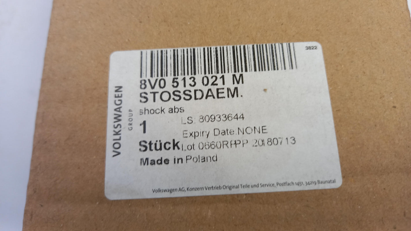 Original AUDI A3 8V 2013-2020 Stoßdämpfer hinten 8V0513021M