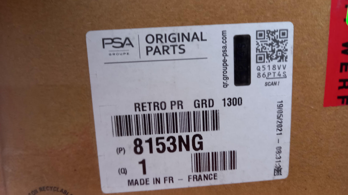 Original PEUGEOT 308 Außenspiegel anklappbar beheizbar elektrische links 8153NG