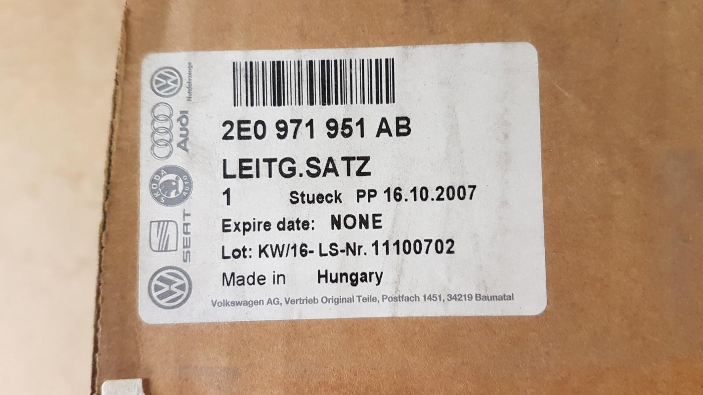 Original VW Crafter 2E 2006-2016 Leitungsstrang für Schiebetür Links 2E0971951AB