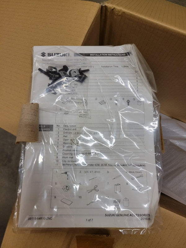 Original SUZUKI SX4 S-Cross Elegance Stoßfängerabdeckung hinten 9911564R10ZNC