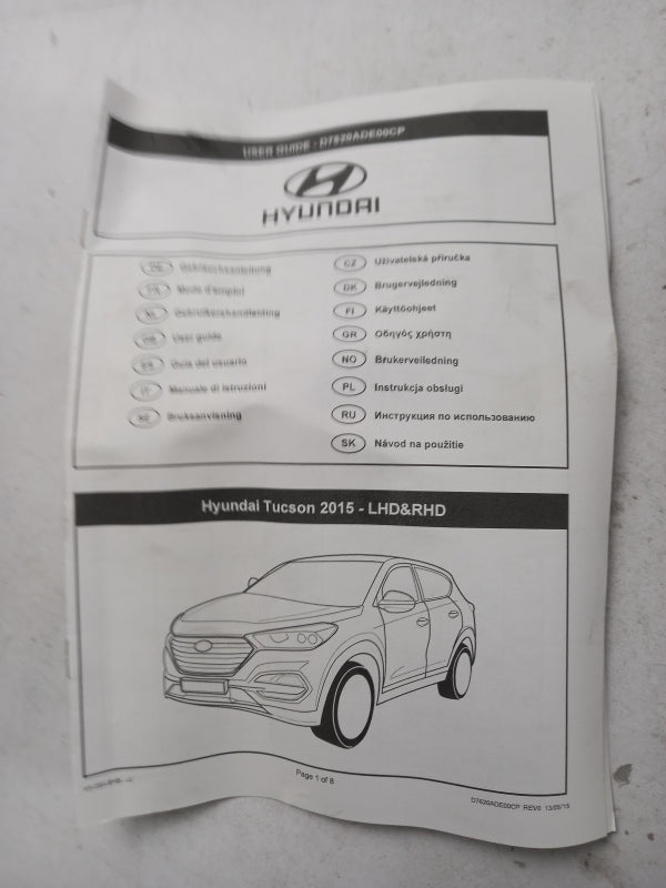 Original HYUNDAI Tucson 15-18 Anhängerkupplung Elektrosatz 7-plg D7620ADE00CP