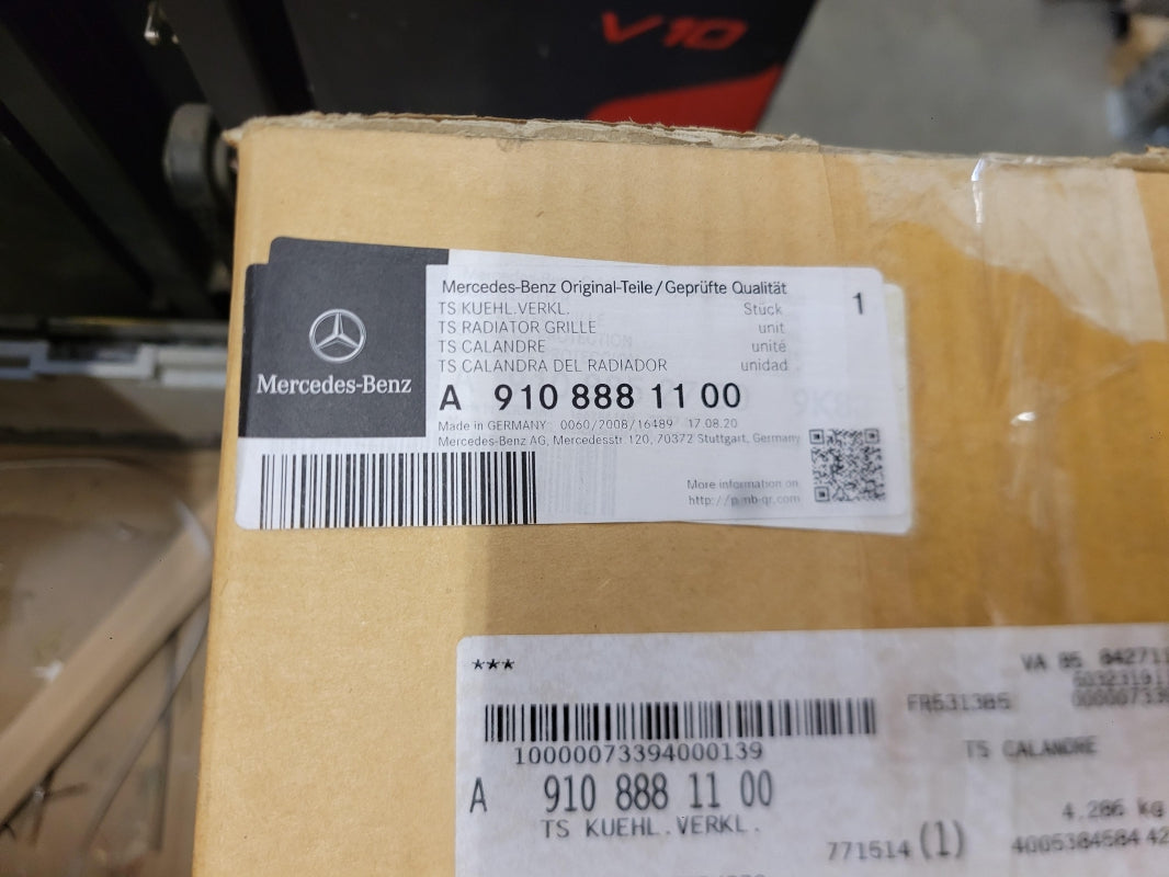 Original MERCEDES-BENZ Sprinter 907 910 Kühlergrill Zierleiste Satz A9108881100