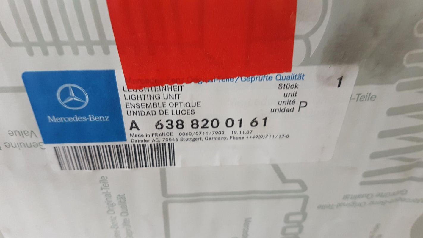 Original MERCEDES-BENZ VITO W638 Scheinwerfer rechts A6388200161