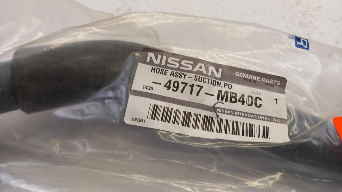 Original NISSAN Cabstar F24M Saugschlauchbaugruppe für Servolenkung 49717MB40C