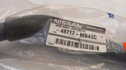 Original NISSAN Cabstar F24M Saugschlauchbaugruppe für Servolenkung 49717MB40C