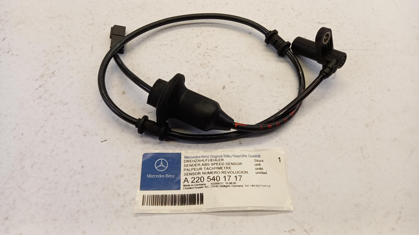Original MERCEDES-BENZ CL C215 S-klasse -2006 Raddrehzahl Sensor A2205401717