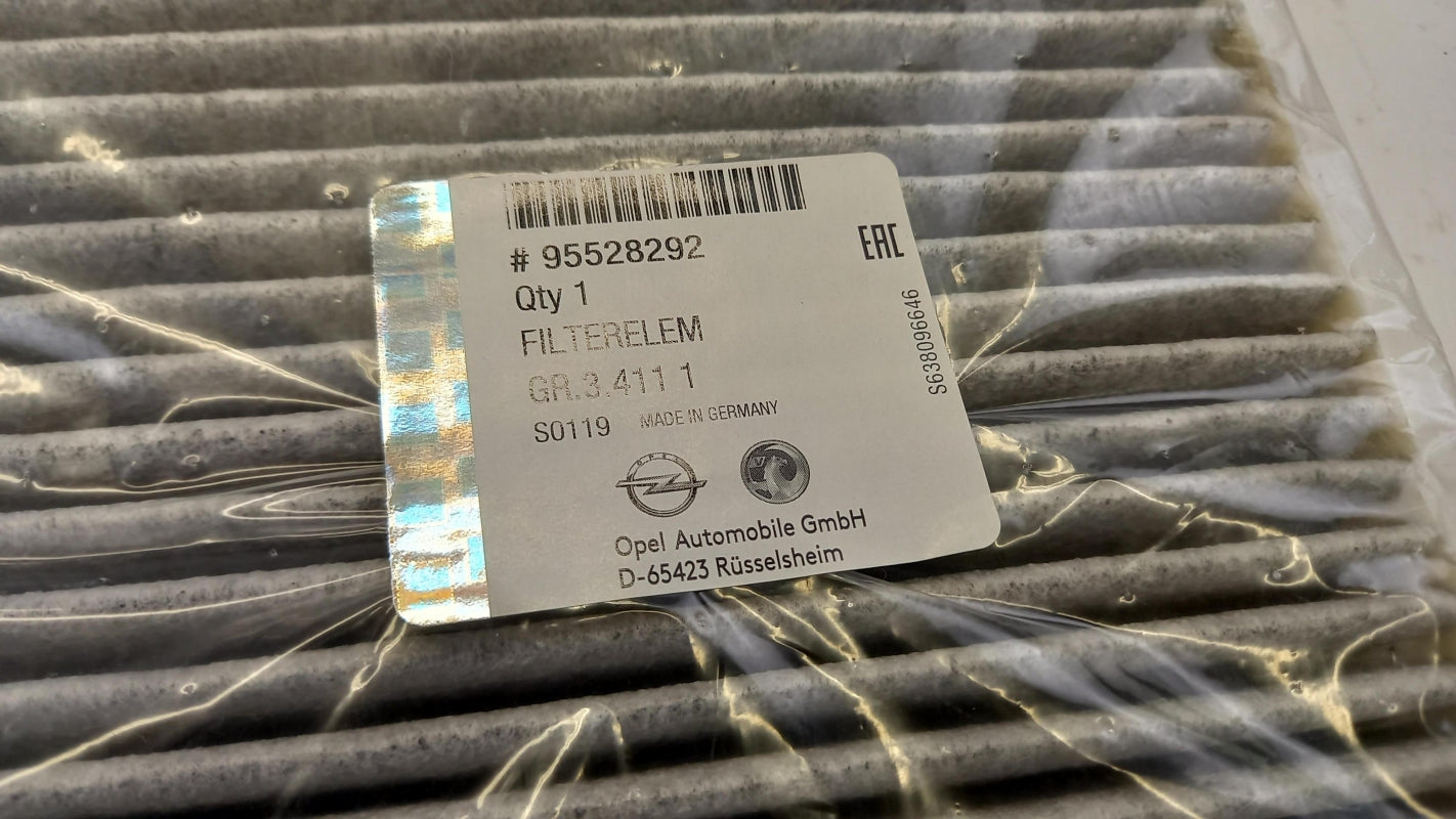 Original OPEL Astra G H Zafira A Innenraumfilter 95528292