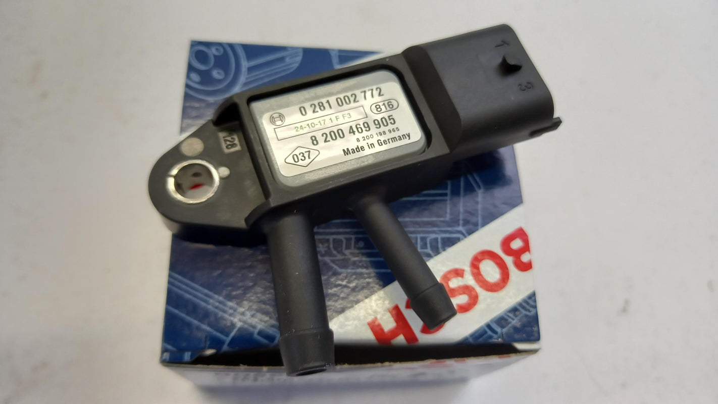 Original BOSCH RENAULT Megane OPEL Vivaro NISSAN Abgasdrucksensor 0281002772