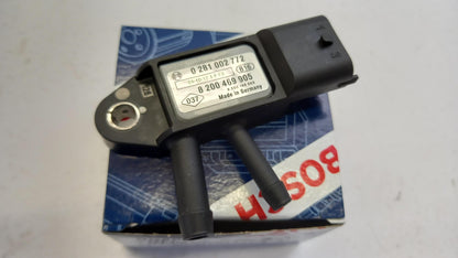 Original BOSCH RENAULT Megane OPEL Vivaro NISSAN Abgasdrucksensor 0281002772