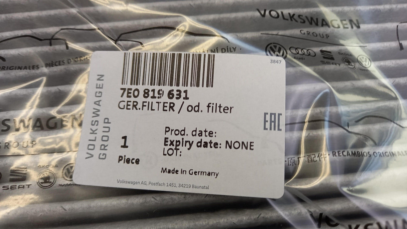 Original VW Amarok Touareg 7L T5 T6 AUDI Q7 4L Innenraumfilter 7E0819631