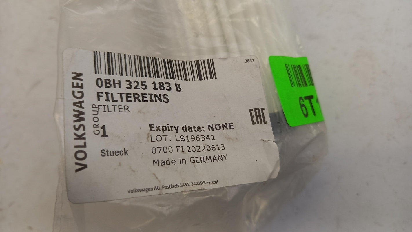 Original VW Golf AUDI A3 SEAT SKODA Automatikgetriebe Hydraulikfilter 0BH325183B