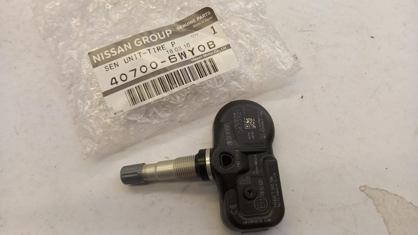 Original OE NISSAN Reifendrucksensor 407006WY0B