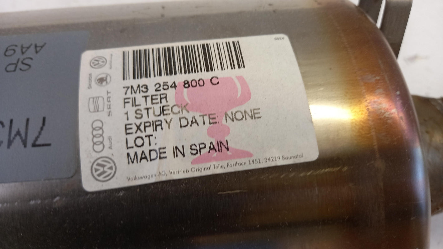 Original SEAT Alhambra VW Sharan 7M Auspuffanlage Rußpartikelfilter 7M3254800C