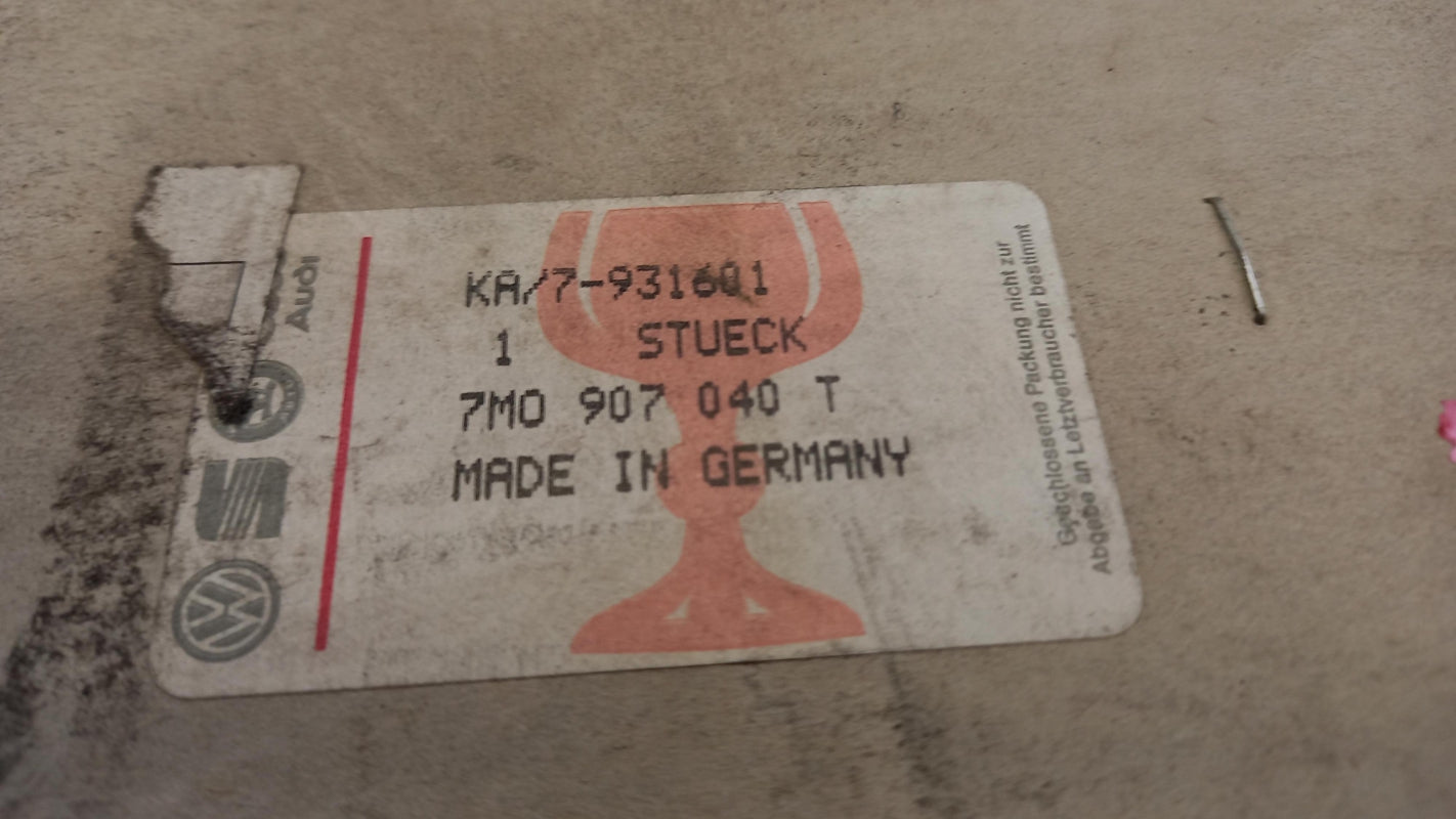 Original VOLKSWAGEN Sharan MK1 Heizungsbetätigung 7M0907040T
