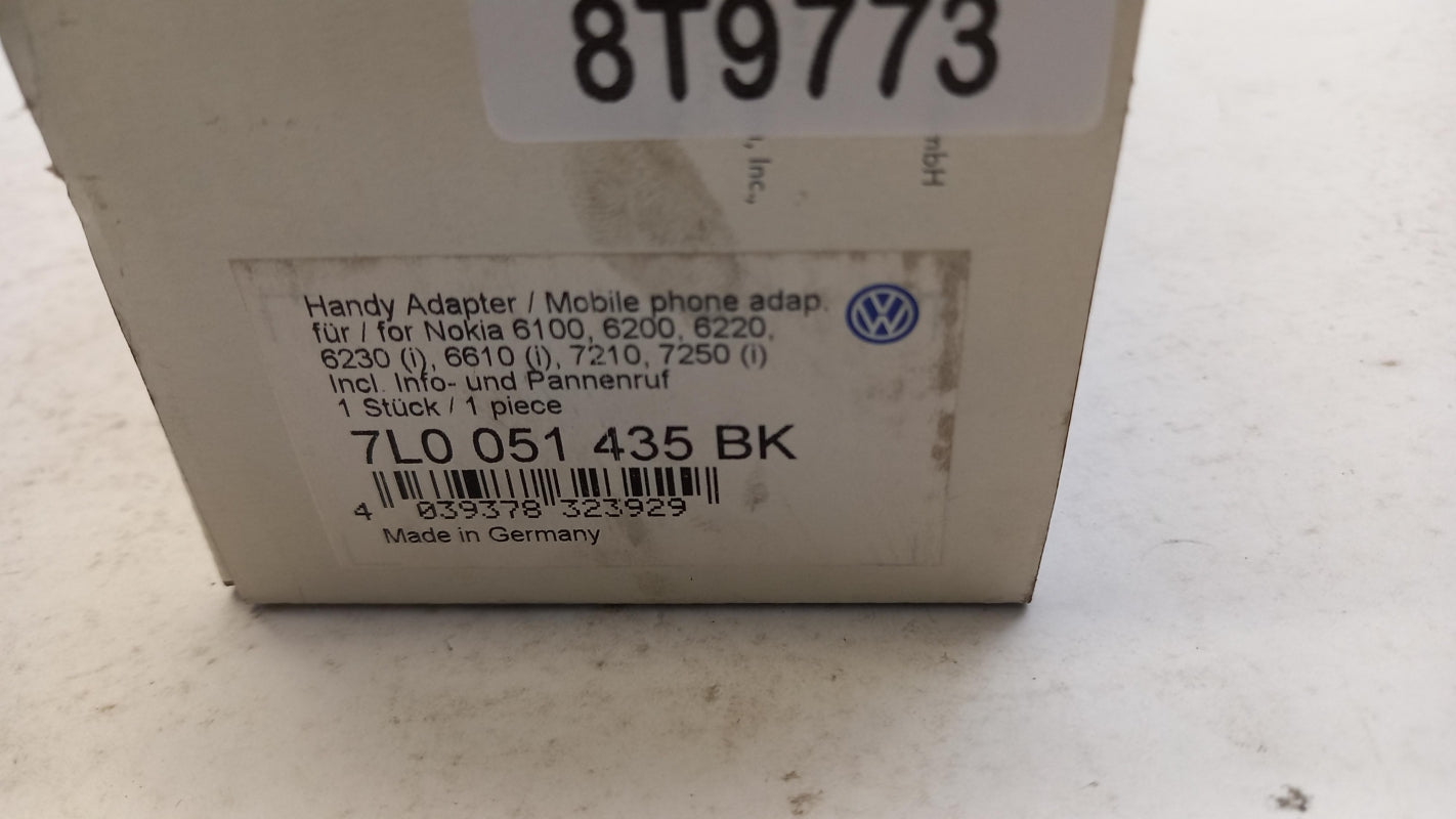 Original VW Handyadapter Nokia 6100/6200/6220/6230/6610/7210/7250 7L0051435BK