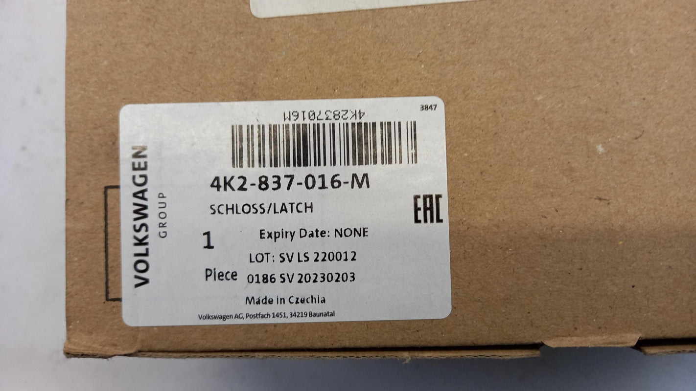 Original VW ID.4 ID.5 E2 2021- RHD Türschloss vorne rechts 4K2837016M
