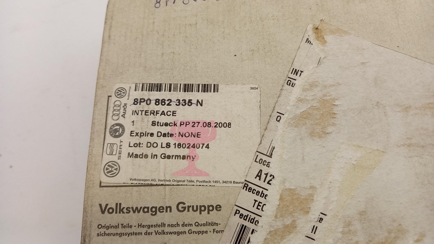 Original AUDI A3 A4 RS4 TT R8 Interfacebox Bluetooth Steuergerät 8P0862335N