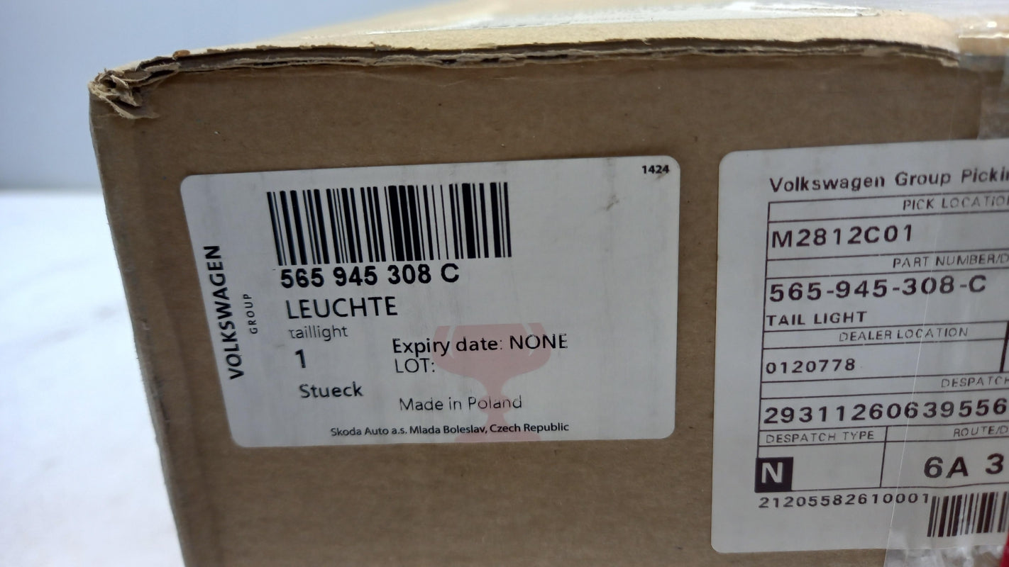 Original SKODA Kodiaq NS RHD LED-Heckleuchte Rücklicht innen rechts 565945308C