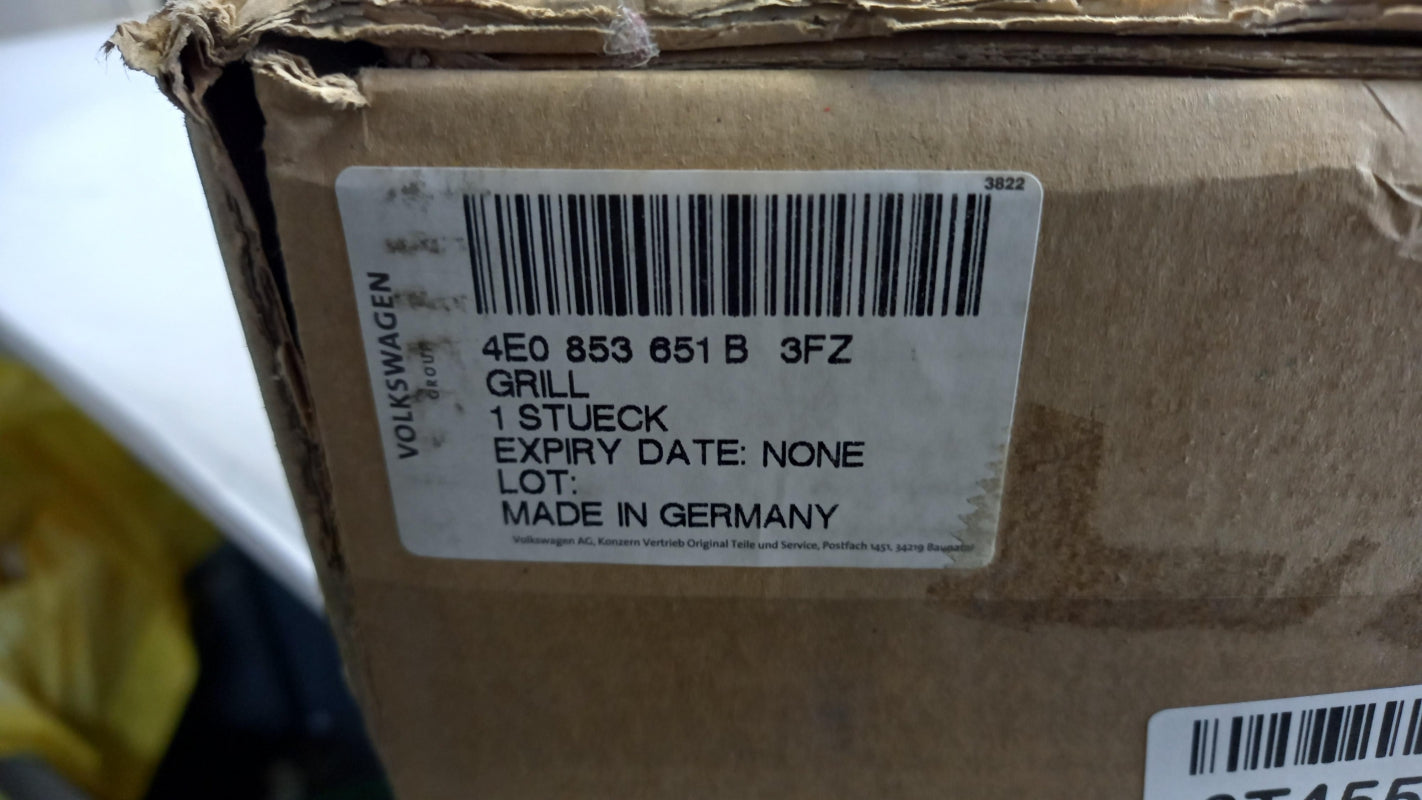 Original AUDI A8 4E (2003-2007) Kühlergitter Kühlergrill 4E0853651B3FZ