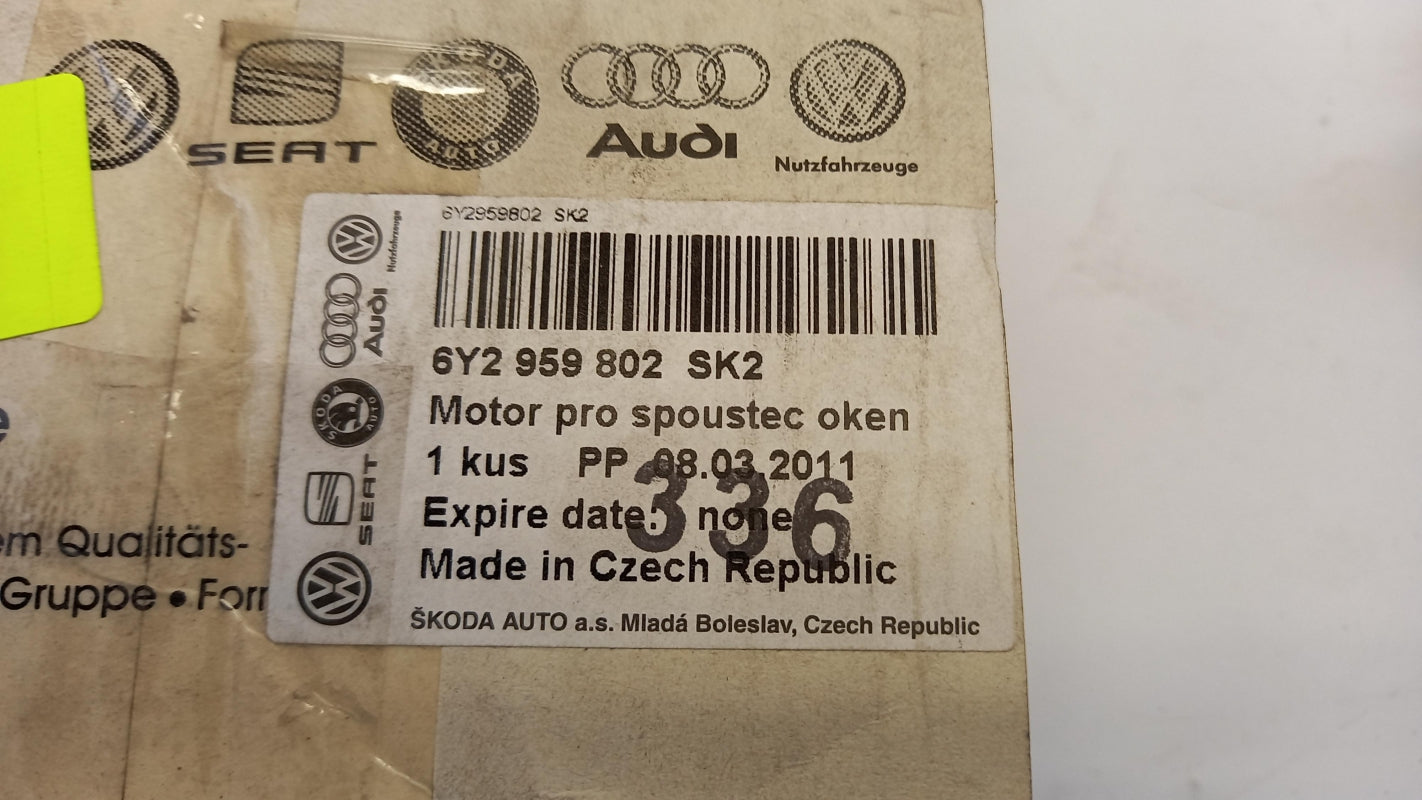Original OE Volkswagen Fensterhebermotor 6Y2959802SK2