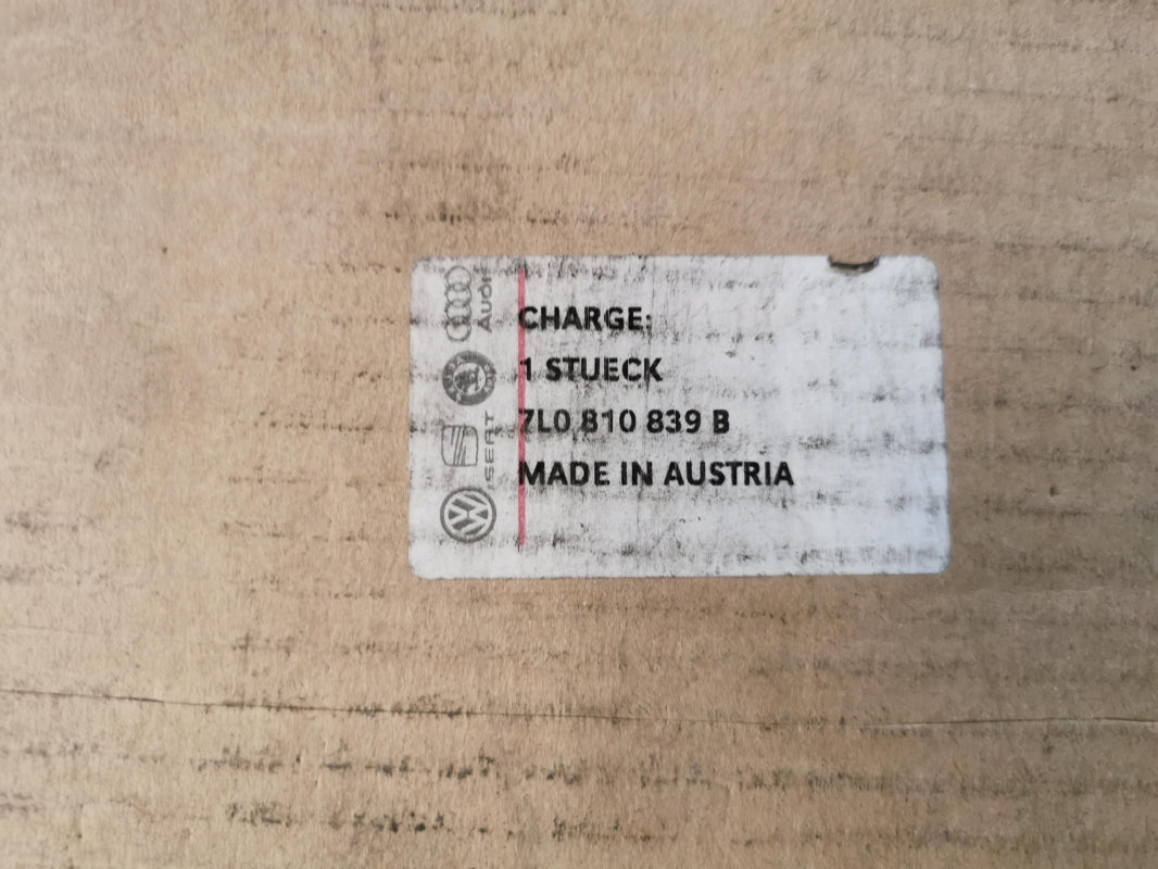 Original VW Touareg 7L Verstärkungsrohr unten links 7L0810839B