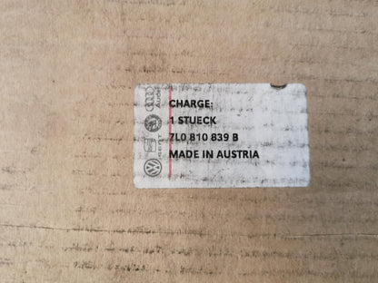 Original VW Touareg 7L Verstärkungsrohr unten links 7L0810839B