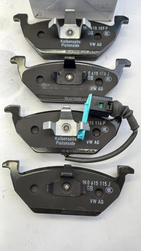 Original AUDI A3 VW Golf SEAT Altea SKODA Octavia Bremsbeläge vorne 1K0698151N