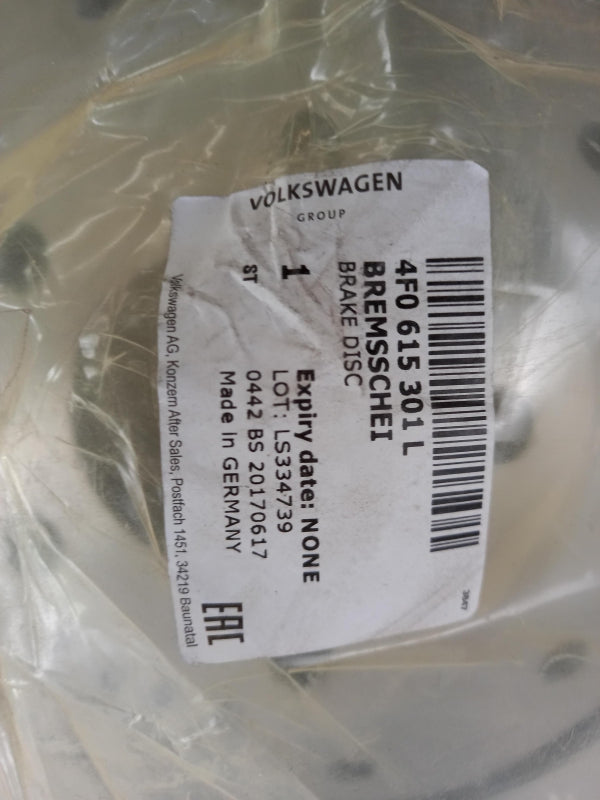 Original AUDI RS6 (C6/4F) 2008-2011 1x Bremsscheibe gelocht Vorne 4F0615301L