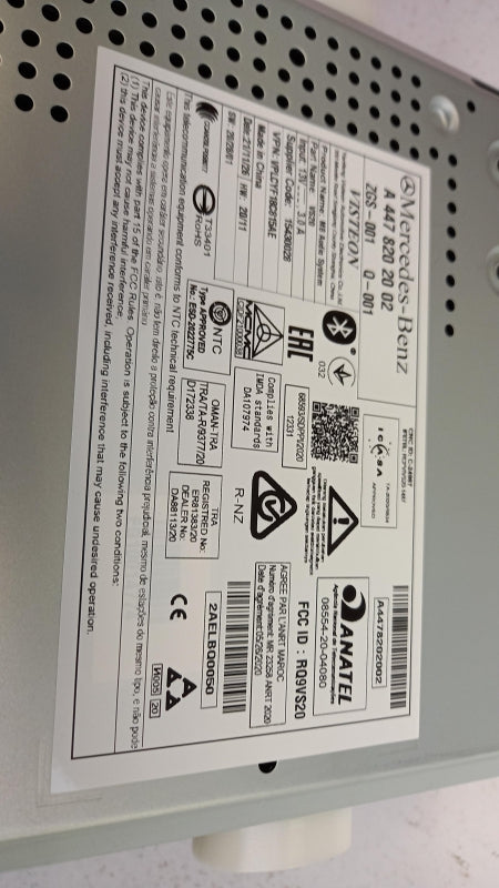 Original MERCEDES-BENZ Vito W447 Multimedia Haupteinheit A4478202002