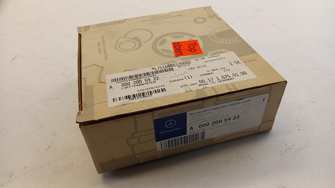 Original OE MERCEDES-BENZ Kühlerlüfter Kupplung A0002005922