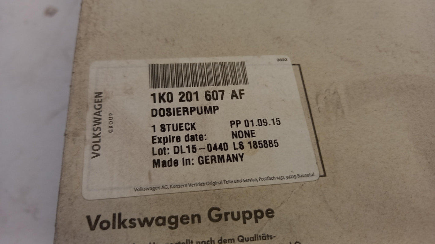 Original OE Volkswagen Kraftstoffpumpe Schlingertopf 1K0201607AF