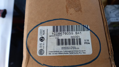 Original VW Beetle 1C Heckklappenverkleidung unten schwarz 1C0867605GB41