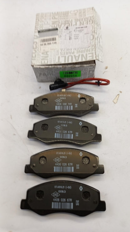 Original OPEL Movano-B Bremsbeläge hinten 95528497