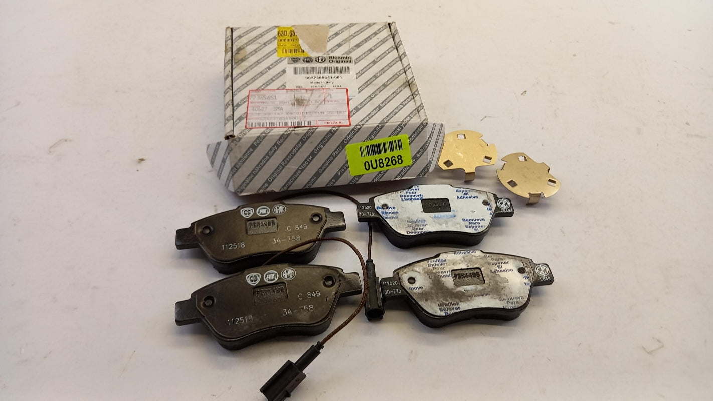 Original FIAT Punto (2008- 2014) Bremsbeläge Satz Vorne 77365651