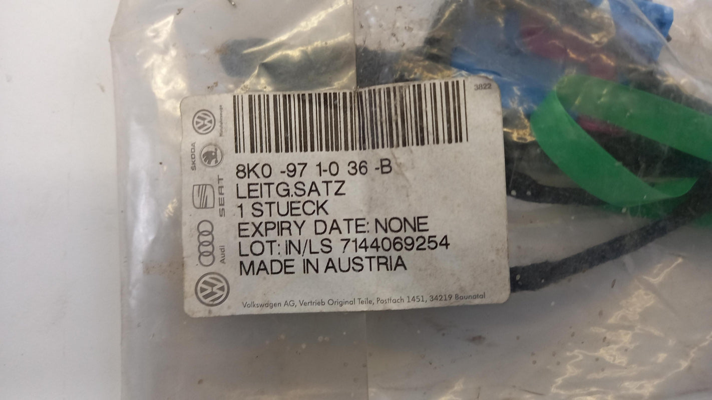 Original AUDI A4 RS4 8K A5 8T Tür Kabelbaum Leitungssatz vorne rechts 8K0971036B