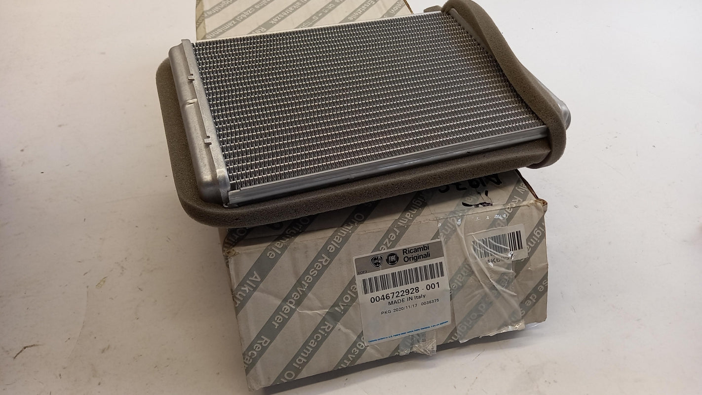 Original FIAT Doblo 2005- 1.9-1.4-1.3 interior heating heat exchanger 46722928 