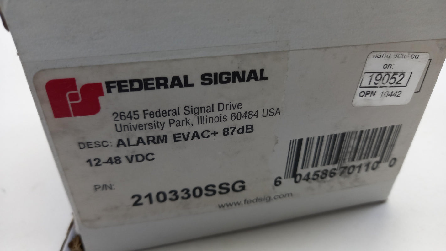 FEDERAL SIGNAL VAMA Evac Back-up-Alarme 87DB 12-48VDC  210330SSG