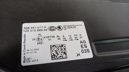 Original SKODA Kodiaq 2017-2024 Frontscheinwerfer Scheinwerfer Links 566941017H