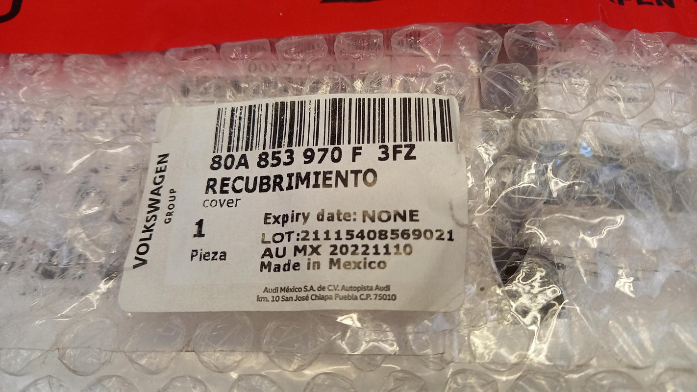 Original AUDI Q5 FY 2017-2024 Türabdeckung schwarz hinten rechts 80A853970F3FZ