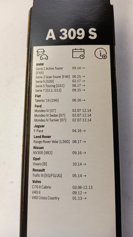 BOSCH für BMW FORD JAGUAR LAND ROVER 480/650mm Wischerblättersatz 2st 3397007309