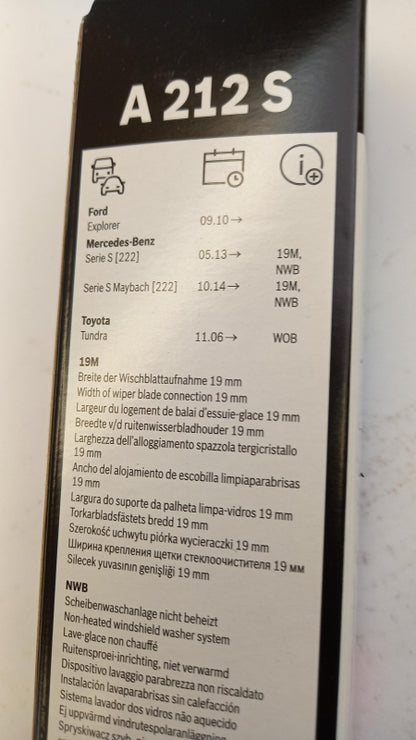 BOSCH Aerotwin für MERCEDES W222 650/550mm Wischerblättersatz (2st) 3397014212