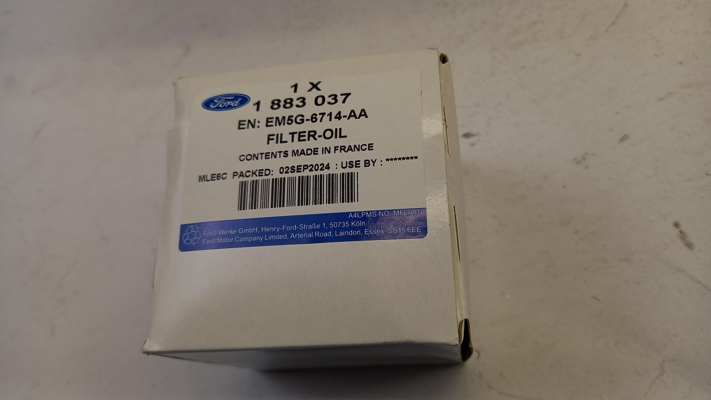 Original FORD B-Max C-Max Fiesta Focus Galaxy S-Max Mondeo KA Ölfilter 1883037