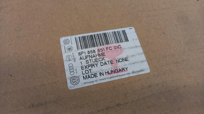 Original AUDI A3 8P 2-Türen Außenspiegel links satinschwarz 8P1858531FC01C