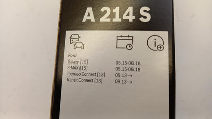 BOSCH Wischerblättersatz (2st) für FORD Galaxy III C-Max 2.0 Vorne 3397014214