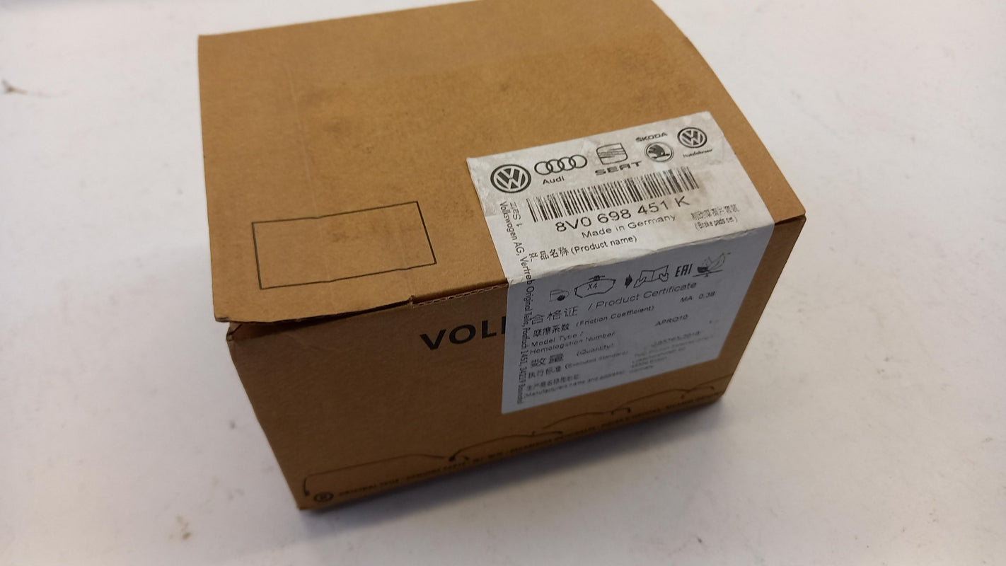 Original OE Volkswagen Bremsbeläge 8V0698451K